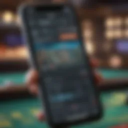 Screenshot of the Bovada app interface showcasing a betting option