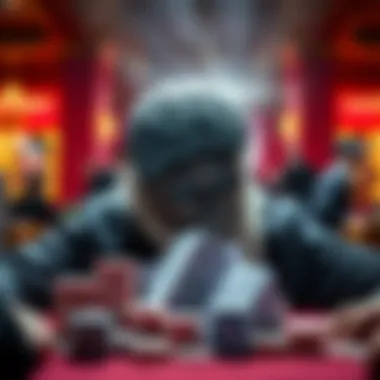 A visual representation of psychological aspects in gambling