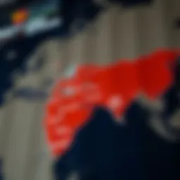 Map highlighting regions with DraftKings accessibility