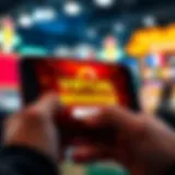 Virtual rewards on a mobile screen