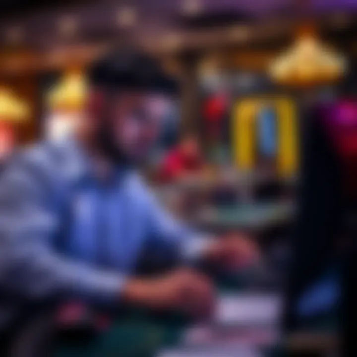 Player Analyzing Game Statistics