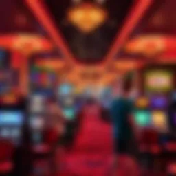 A vibrant casino floor showcasing diverse gaming options