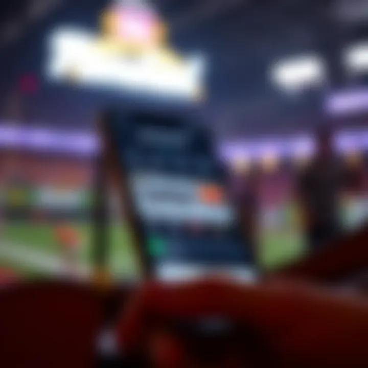 User Interface of FanDuel Sportsbook Michigan App A smartphone displaying the FanDuel Sportsbook Michigan app interface