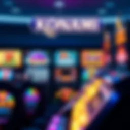 Exciting array of free Konami slot games displayed on a vibrant online casino interface.