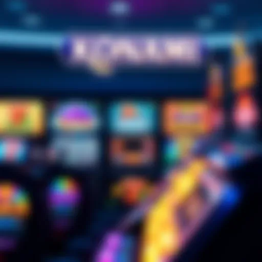 Diverse Selection of Free Konami Slots Exciting array of free Konami slot games displayed on a vibrant online casino interface.