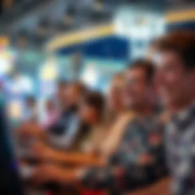 Engaging visual representation of different players enjoying free Konami slots online.