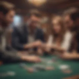 Exciting poker game in virtual environment