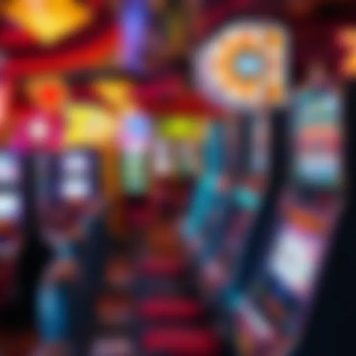 Diverse Slot Machine Selection at Johnny Z Casino An array of slot machines highlighting the gaming options available