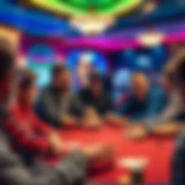 Group of players engaged in a friendly game