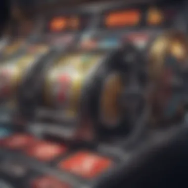 An infographic illustrating payout percentages of different slot machines.