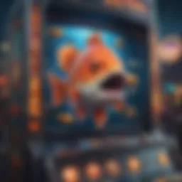 A captivating display of the Big Fish Slot Machine with vibrant graphics