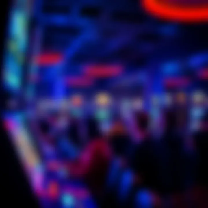 A group of visitors enjoying various gaming options available at a casino.