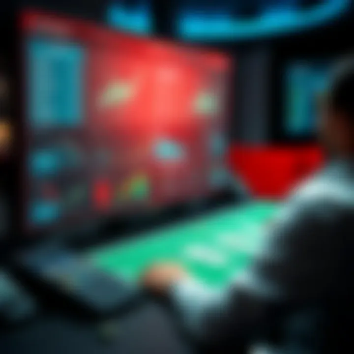 An advanced poker simulator interface showcasing analytical features