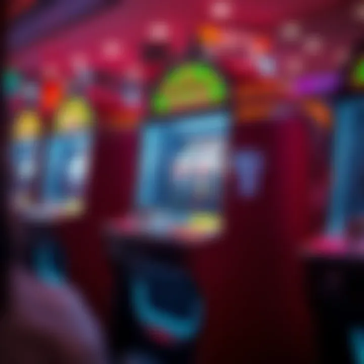 An animated scene depicting the mechanics of bubble slot machines in action.