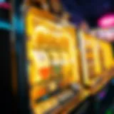 Intricate design of a gambler slot machine