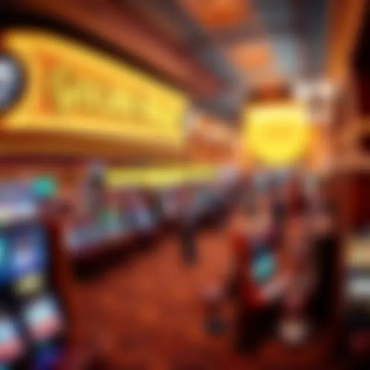 A panoramic view of the Golden Nugget's gaming floor bustling with activity
