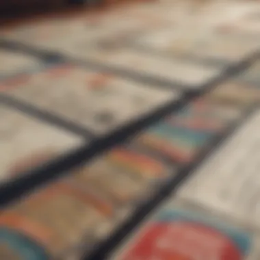 A close-up of various betting slips at Muckleshoot Sports Book
