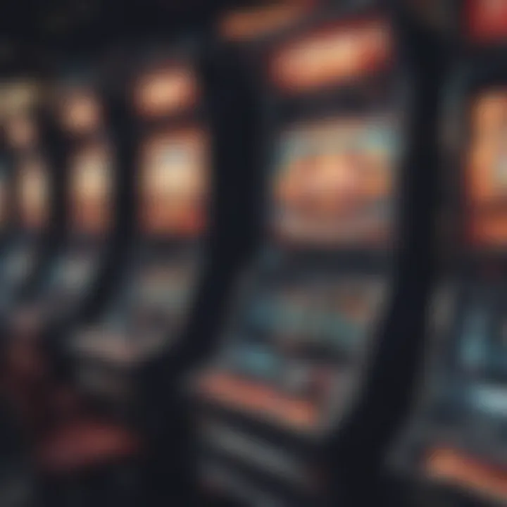 A close-up of high-tech gaming machines with interactive features that appeal to modern gamers.
