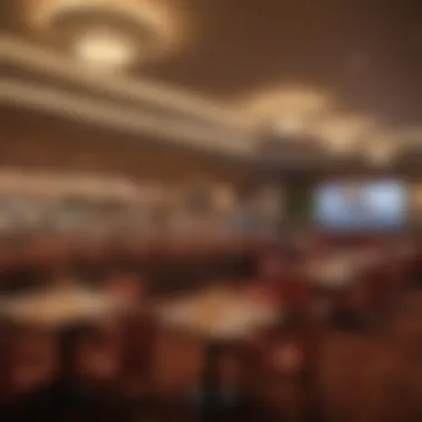 Elegant dining area showcasing the culinary offerings at the casino