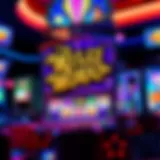 Vibrant depiction of the Willy Wonka slot machine showcasing its colorful design and whimsical themes.