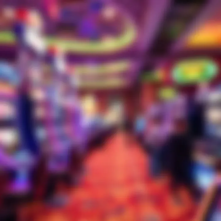 A vibrant gaming floor filled with slot machines and table games inviting visitors to explore