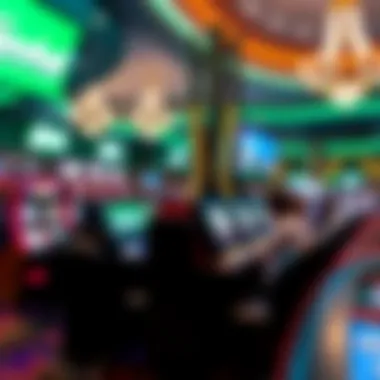 FanDuel branding within the casino environment highlighting partnership