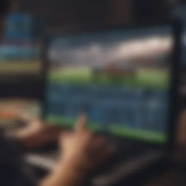 Fanduel Sportsbook Interface Overview Visual representation of Fanduel Sportsbook interface
