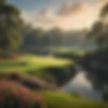 Breathtaking view of the course at The Masters