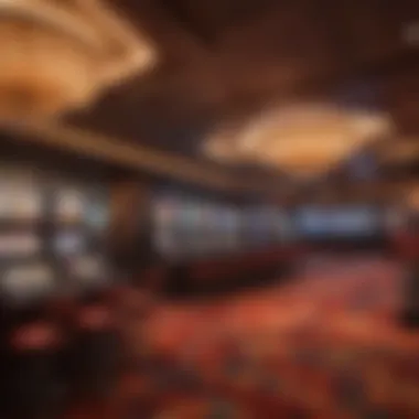 Vibrant Gaming Atmosphere at Fremont Hotel & Casino Interior gaming area highlighting the vibrant atmosphere
