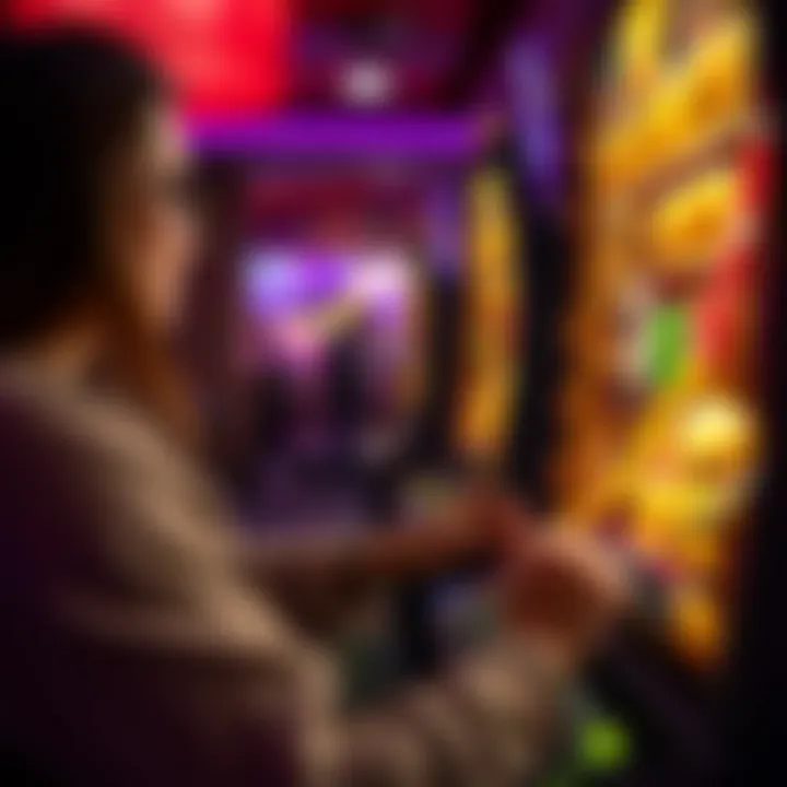 Engagement in Golden Jungle Slots Gameplay Player engaging with Golden Jungle Slots