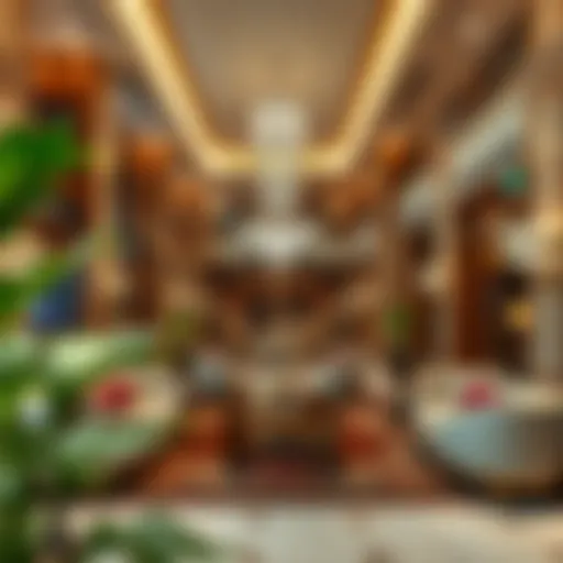 Luxurious lobby of Hyatt Regency Queens Casino