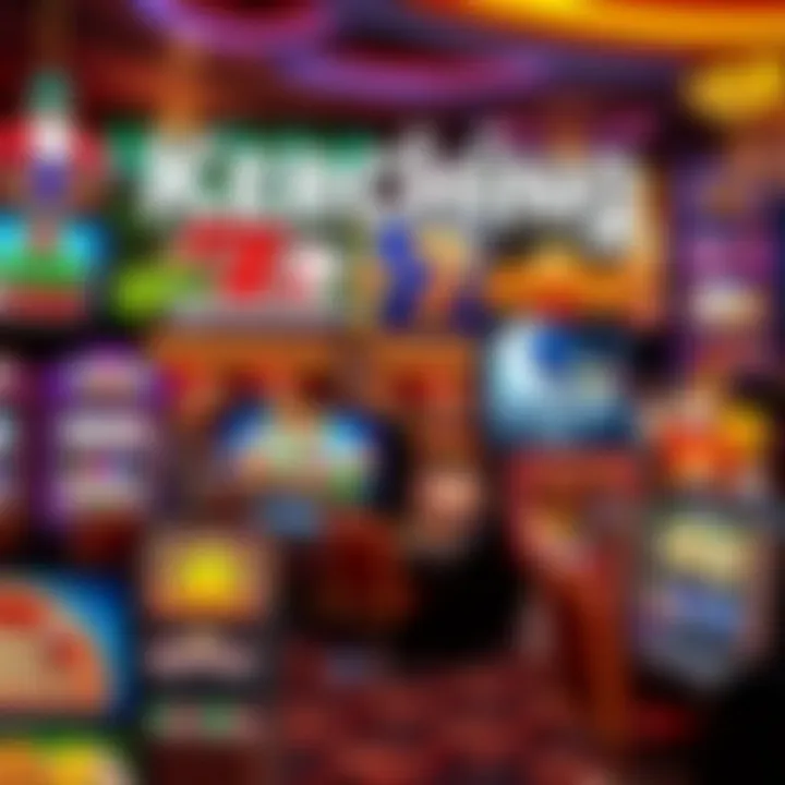 A collage of popular games offered at Kerching Casino