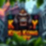 An engaging visual of the King Kong Fury slot game interface showcasing vibrant graphics and features.
