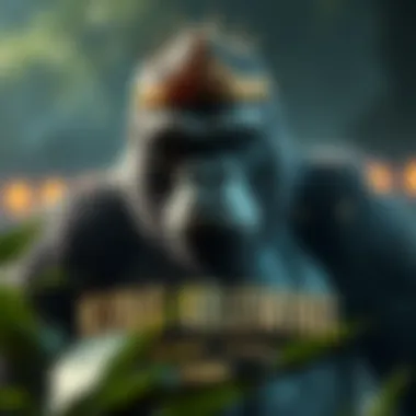 An artistic representation of the thematic elements influencing player engagement with King Kong Fury.