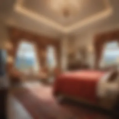 Opulent Accommodation at Lago Casino Luxurious guest room within the resort
