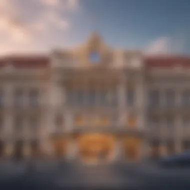 The Grand Facade of Lago Casino Lago Casino exterior showcasing its grandeur