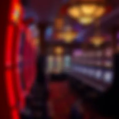 Interior gaming floor filled with various gaming machines