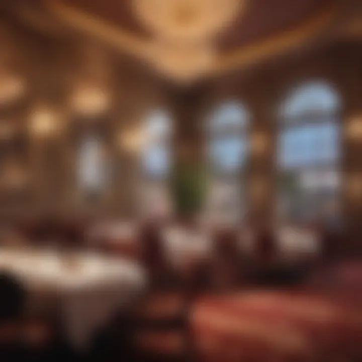 Elegant dining space within Liberty Club Casino offering gourmet cuisine