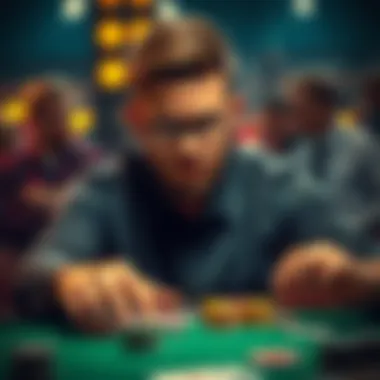 Mindset illustration depicting focus and concentration