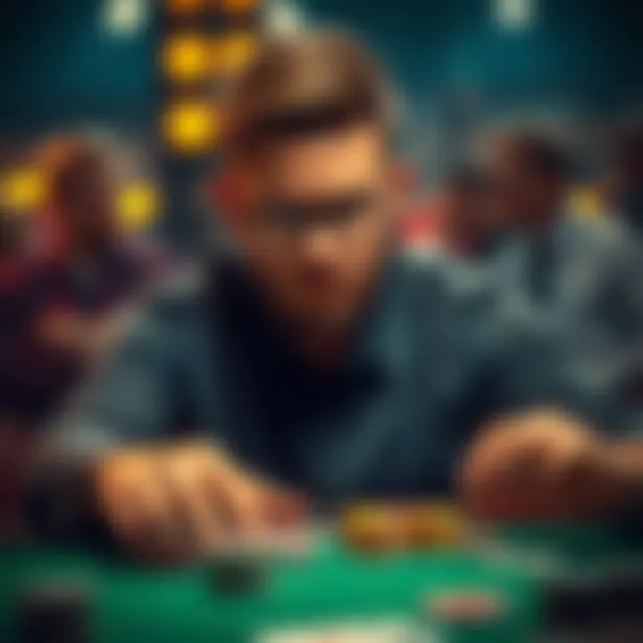 Mindset illustration depicting focus and concentration