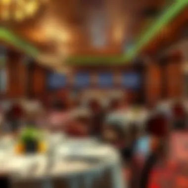 Dining area featuring diverse culinary options