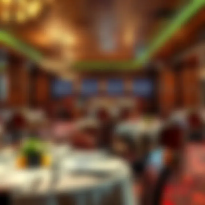 Dining area featuring diverse culinary options