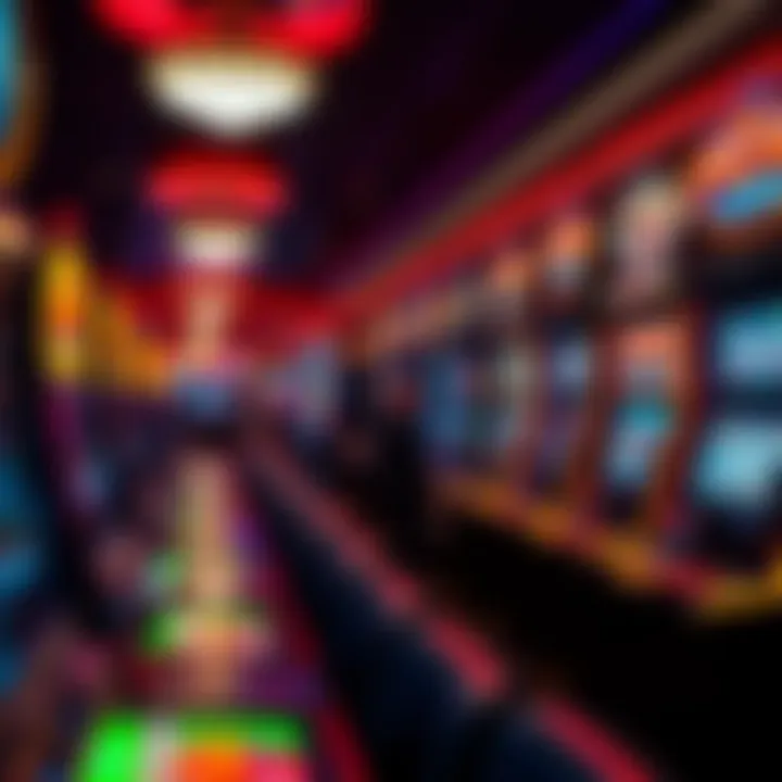 Gaming floor showcasing vibrant atmosphere