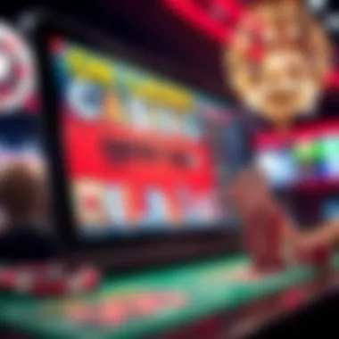 Graph illustrating the criteria for rating online casinos