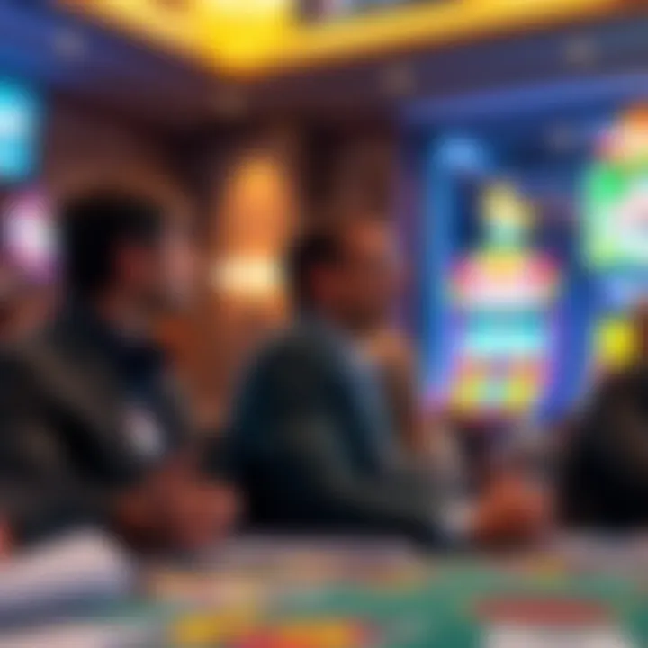 A regulatory meeting discussing gambling laws in New York