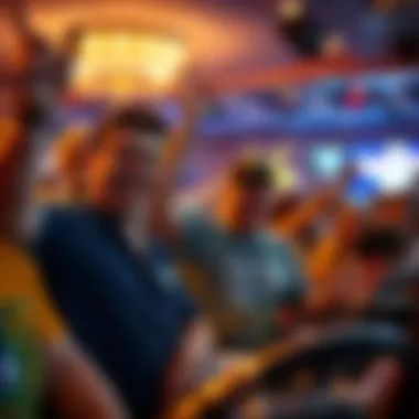 Enthusiastic participants celebrating their lottery wins