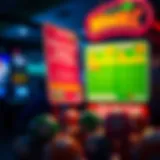 Promotional materials for the New York Lottery showcasing engaging visuals