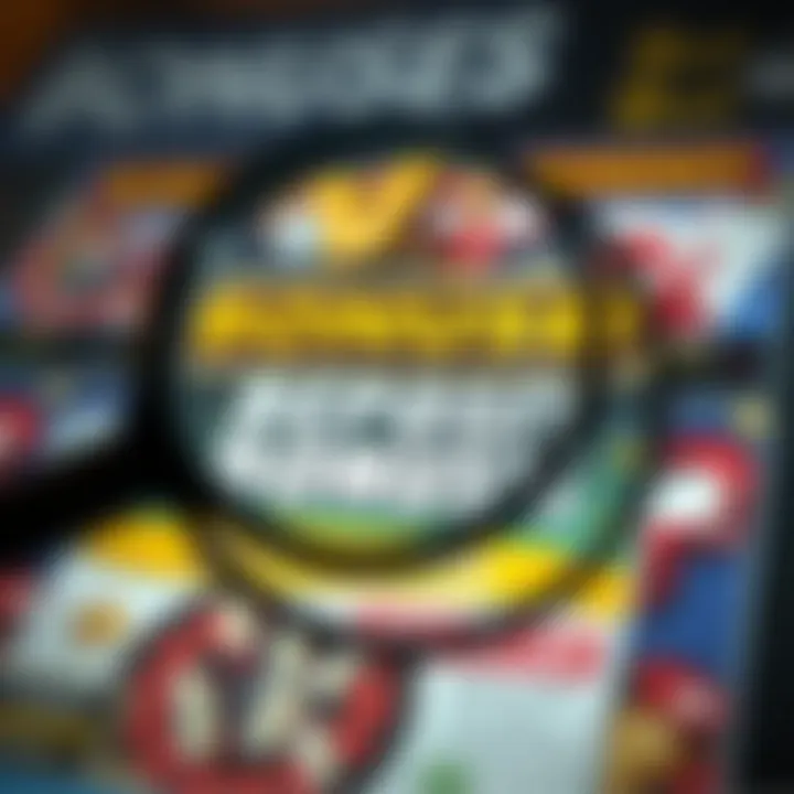 Analyzing No Deposit Bonuses A conceptual image displaying a magnifying glass over a no deposit bonus advertisement.