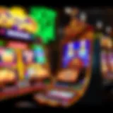 Intricately designed pot of gold gaming machine showcasing vibrant graphics