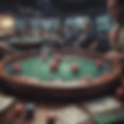 Conceptual illustration of risk management in spread betting